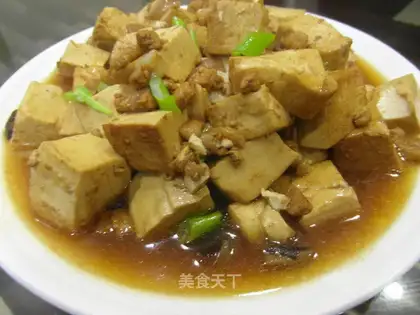 Meatloaf mushroom tofu