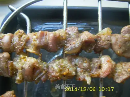 Microwave roasted lamb