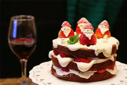 Chocolate naked cake
