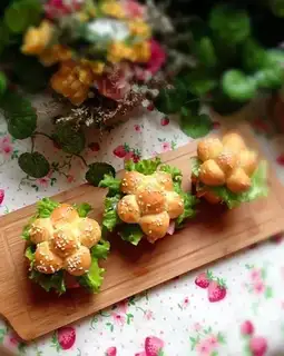 Mini-flower burger