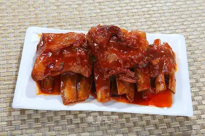 Red lamb chops