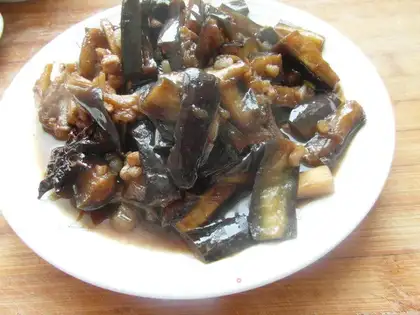 They burn eggplant all the time