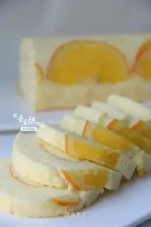 Orange cake roll