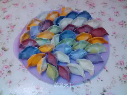 Colored nutrient dumplings