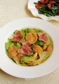 Poppy bacon and cabbage