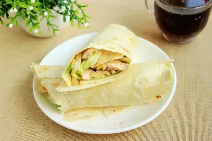 Mexican chicken burrito