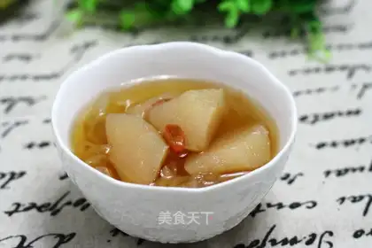 Cough-crazy plume of ice cream, silver ear soup