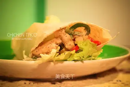 Mexican chicken burrito