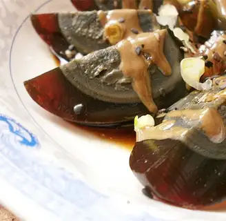 Soy sauce and eggs