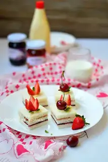 A jam sandwich