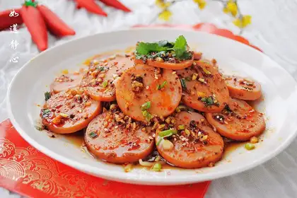 Silver sprouts of ham