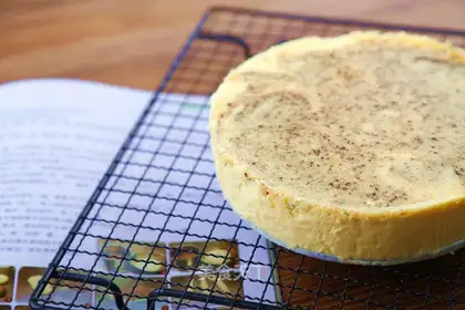 Coffee marble cheesecake