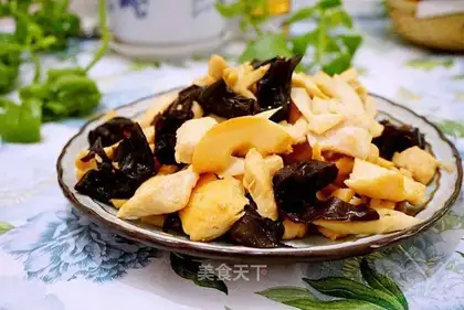 Winter fried meat