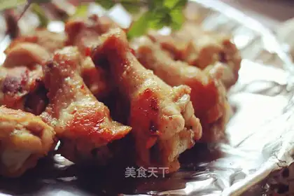 Garlic roasted wings