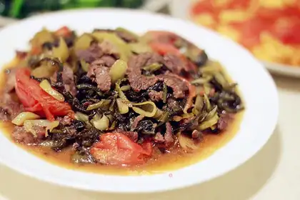 Tomato sour beef