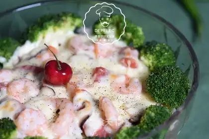 Roast seafood