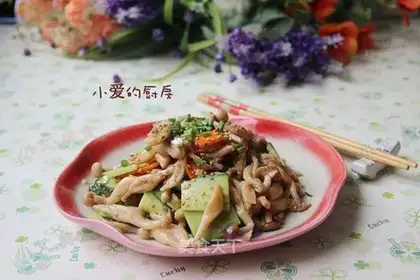 Warm mushrooms