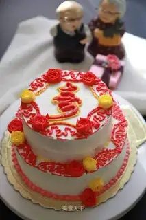 Double birthday cake