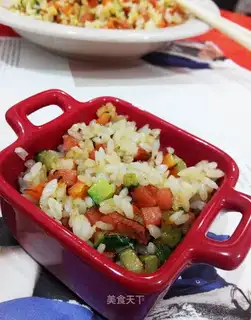 We've got egg and rice
