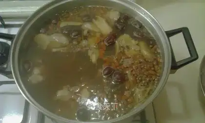 Homemade bone soup