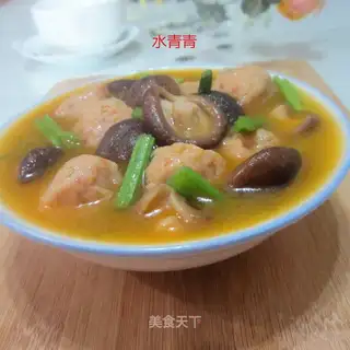 Curryball boils mushrooms