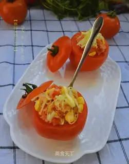 Tomato rice salad