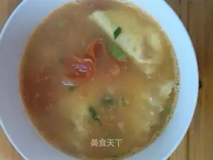 Tomato egg soup