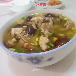 Old duck mushroom soup