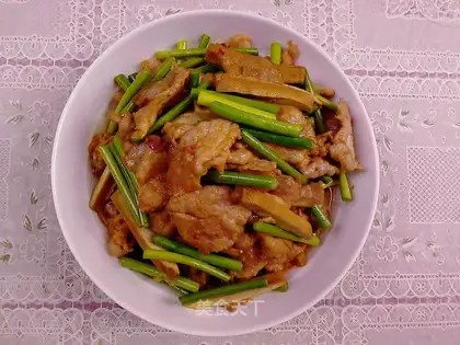 Garlic meat