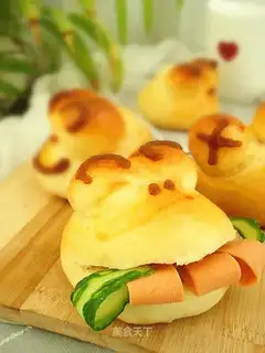 Frog hamburger