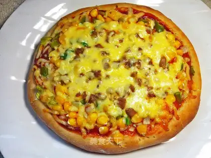 Corn pizza