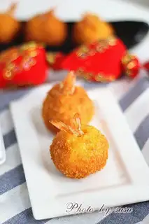 Gold-cheese-heart shrimp