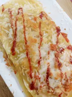 Cheese sauce lasagna