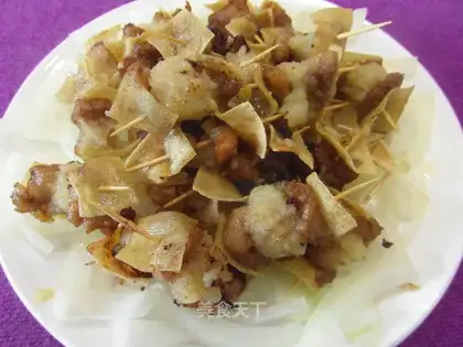 Chicken-legged mashed toothpicks
