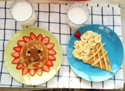 Sunshine and ice cream breakfast