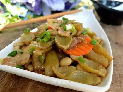 Five-flower fried beans