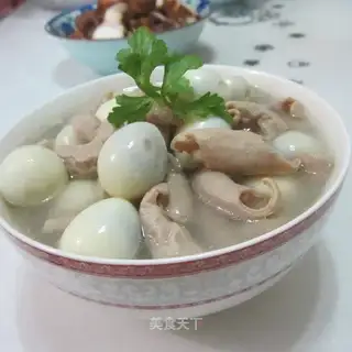 Little intestines, little egg soup