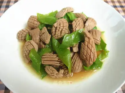 The green peppers