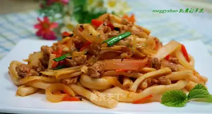 The sauce, the noodles