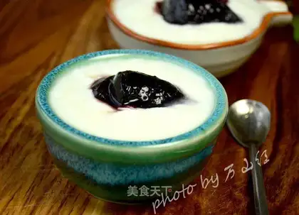 Blueberry yogurt