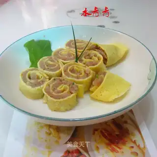 Pork omelet