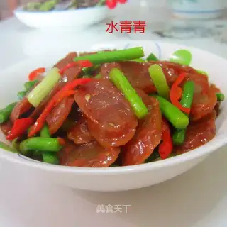 Dry-burn garlic sausage