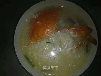 Crab congee