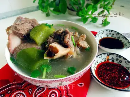 The goat's bone is a radish