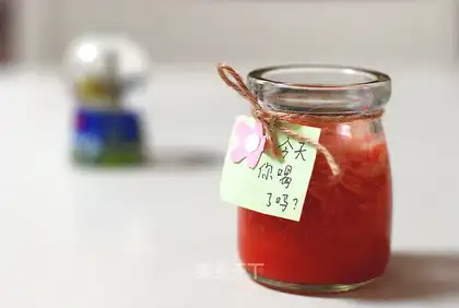 Carrot banana juice