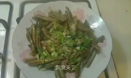 Fried silk