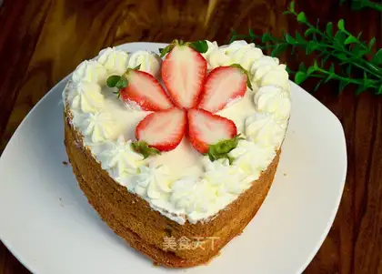 A jam sandwich cake