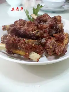 Fry the ribs