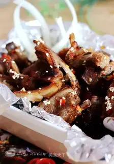 A red lamb steak