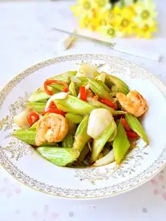 Celery lily shrimp